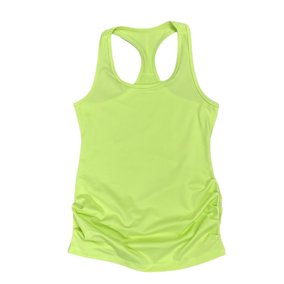 Karma Workout Tank Top, Lime Green - Picture 2 of 7